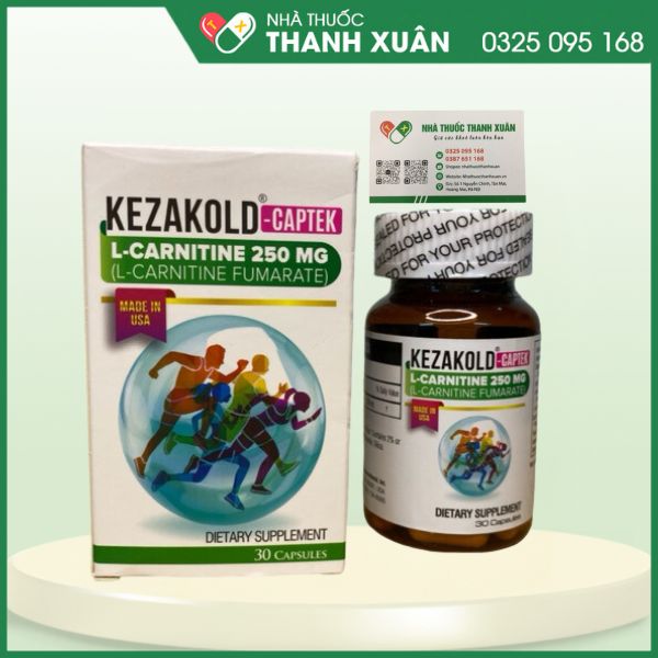 Kezakold - captek - Hỗ trợ  tăng cường thể lực, giảm cân